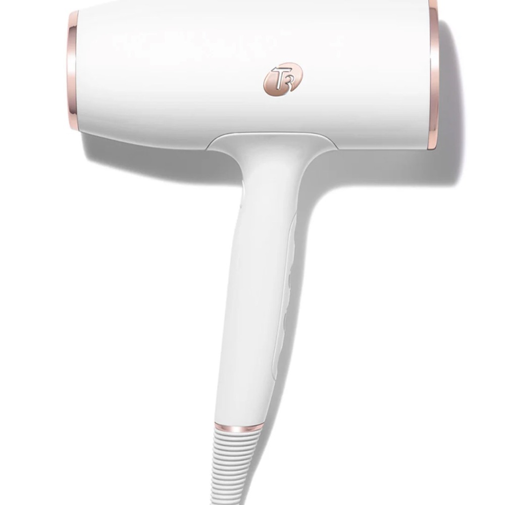 T3 White and Rose Gold Hair Dryer